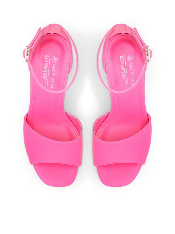 ELYSA - סנדלי עקב צ’אנקי עם הגבהה קדמית לנשים