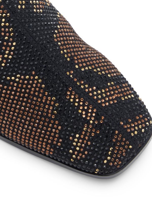 LARRGODIA - מגפוני עקב עם דוגמת אבנים לנשים