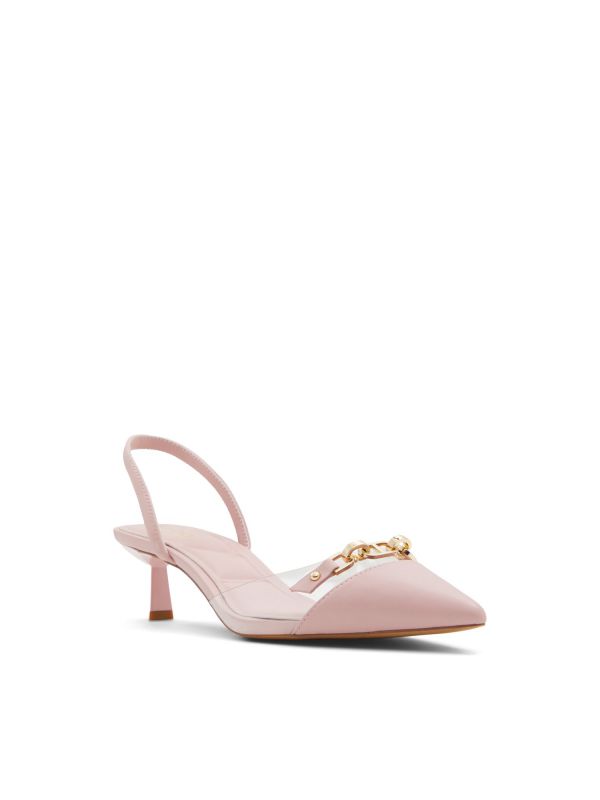 SAFIANA - נעלי סירה שקופות עם עקב לנשים