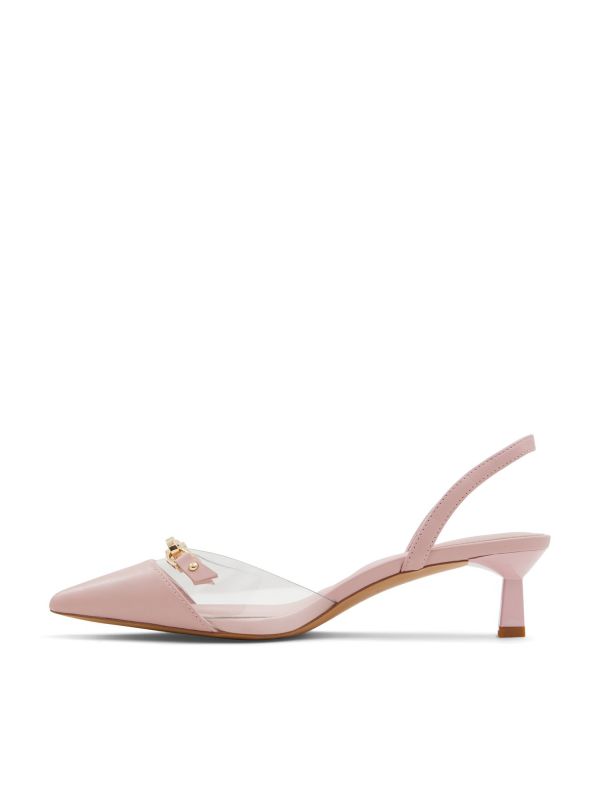 SAFIANA - נעלי סירה שקופות עם עקב לנשים