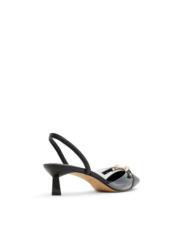 SAFIANA - נעלי סירה שקופות עם עקב לנשים