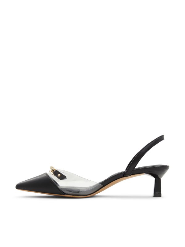 SAFIANA - נעלי סירה שקופות עם עקב לנשים