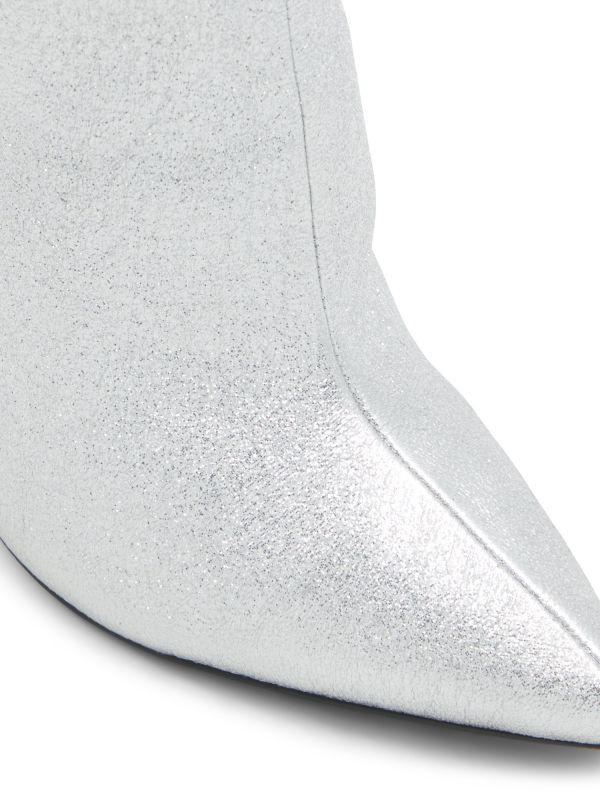 SILVA - מגפי סטילטו מטאליים לנשים