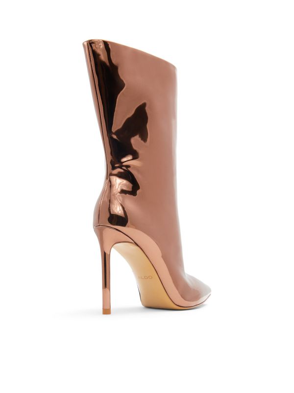 SILVA - מגפי סטילטו מטאליים לנשים