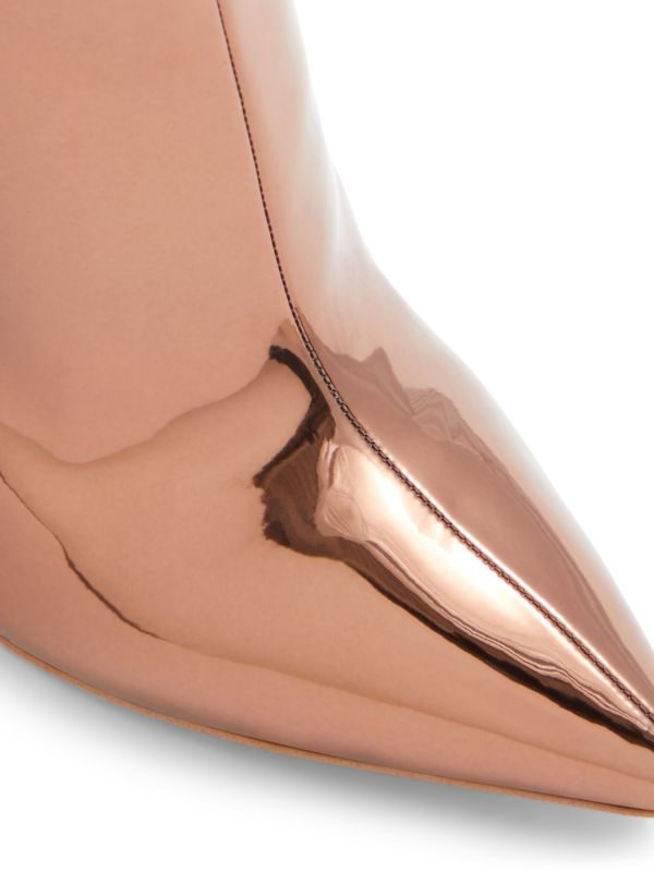 SILVA - מגפי סטילטו מטאליים לנשים