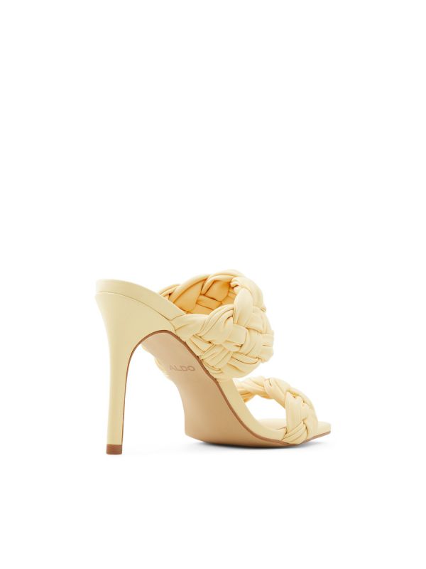 WOVELLA - כפכפי עקב עם רצועות שתי וערב לנשים