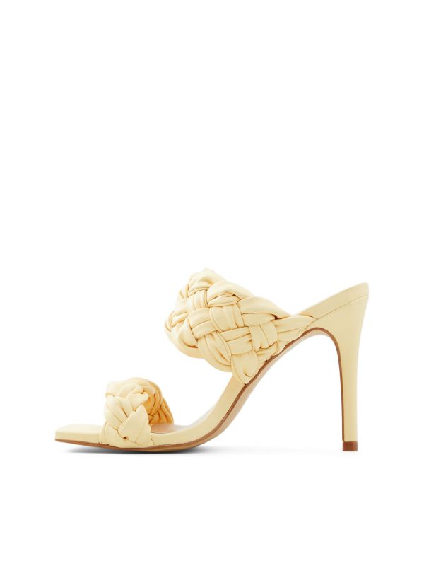 WOVELLA - כפכפי עקב עם רצועות שתי וערב לנשים