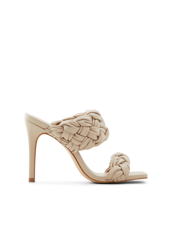 WOVELLA - כפכפי עקב עם רצועות שתי וערב לנשים