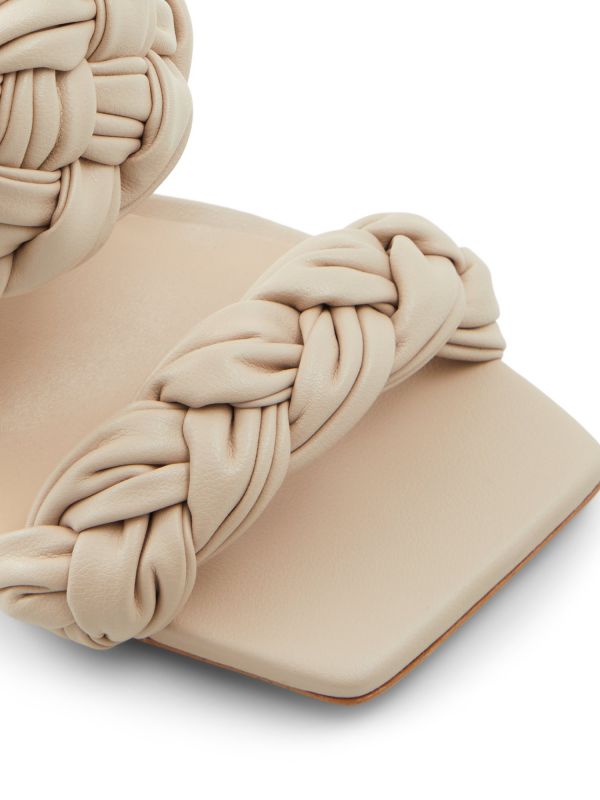 WOVELLA - כפכפי עקב עם רצועות שתי וערב לנשים