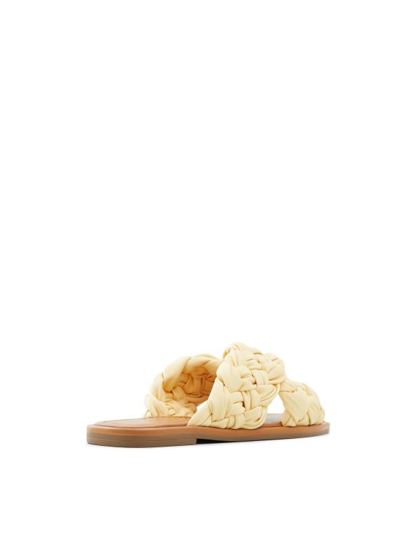 WOVINA - כפכפים שטוחים עם רצועת קשרים לנשים