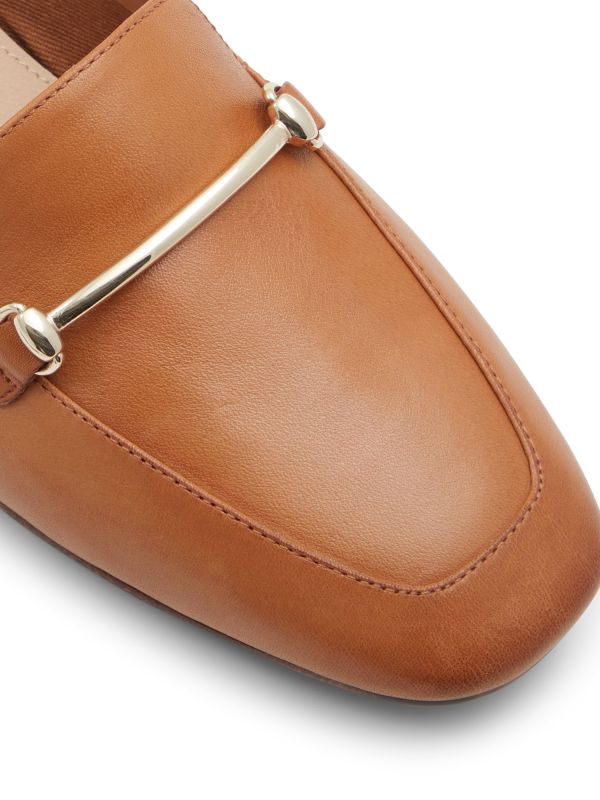 HARRIOT - נעלי לואפרס מעור עם אבזם לנשים