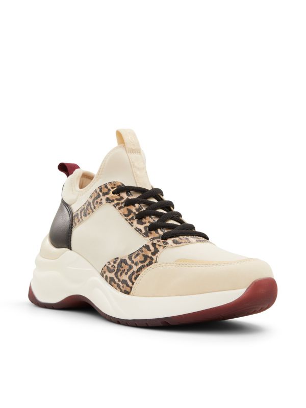 KRALOVE - נעלי סניקרס צ’אנקיות מנומרות לנשים