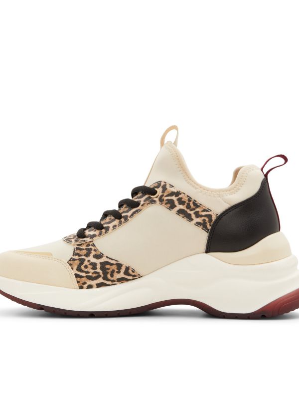 KRALOVE - נעלי סניקרס צ’אנקיות מנומרות לנשים