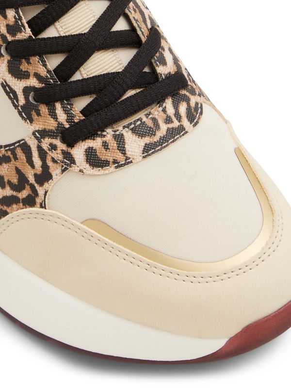 KRALOVE - נעלי סניקרס צ’אנקיות מנומרות לנשים