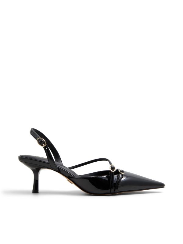 נעלי עקב עם רצועות דקות לנשים