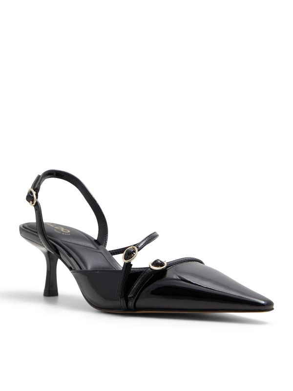 נעלי עקב עם רצועות דקות לנשים