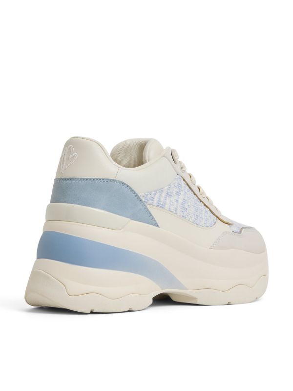 REXON - נעלי סניקרס צ’אנקיות עם טוויד לנשים