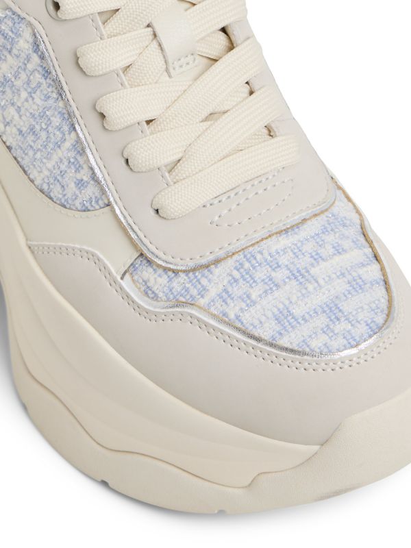 REXON - נעלי סניקרס צ’אנקיות עם טוויד לנשים