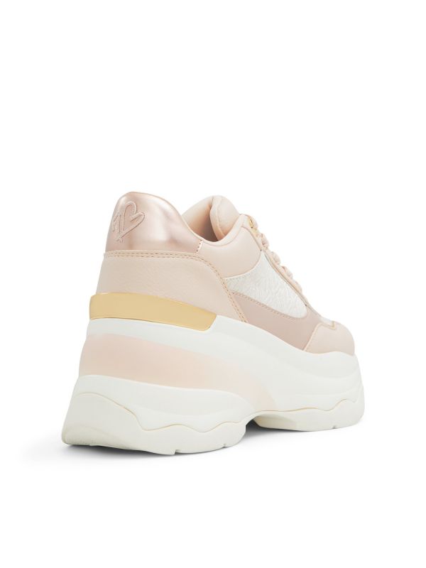 REXON - נעלי סניקרס צ’אנקיות עם טוויד לנשים