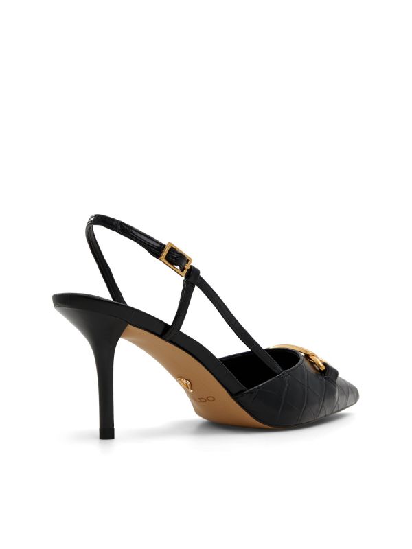 נעלי סירה סטילטו עם אבנים לנשים