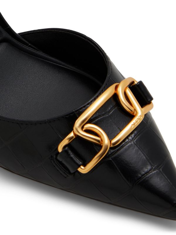 נעלי סירה סטילטו עם אבנים לנשים