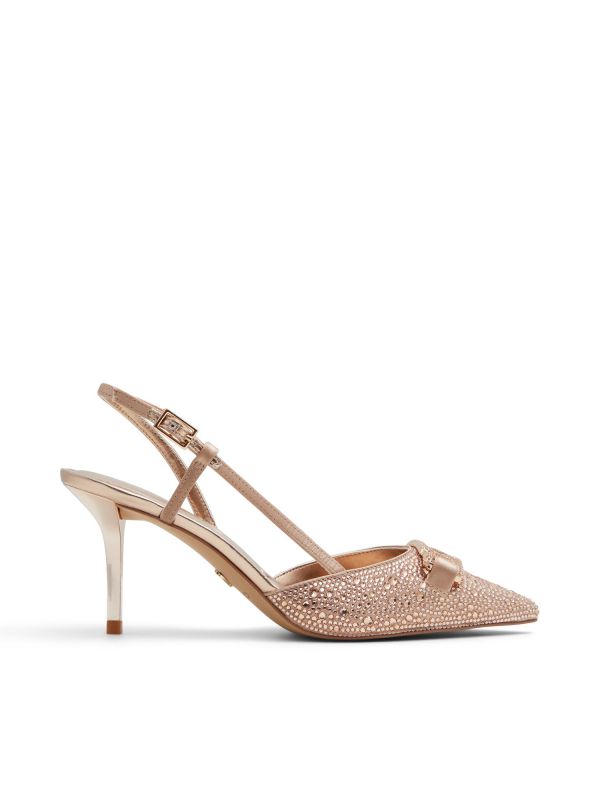 נעלי סירה סטילטו עם אבנים לנשים