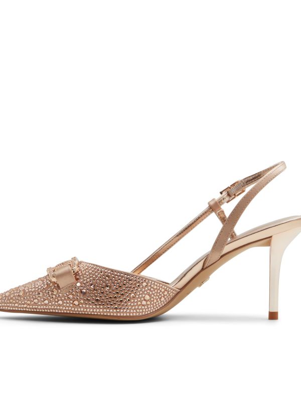 נעלי סירה סטילטו עם אבנים לנשים