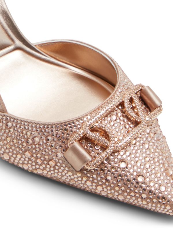 נעלי סירה סטילטו עם אבנים לנשים