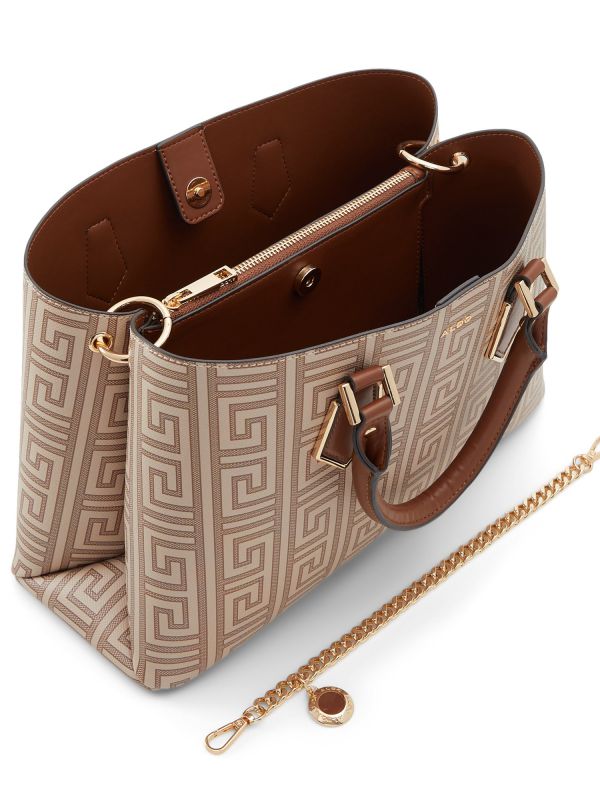 BAELI - תיק צד גיאומטרי עם שרשרת מוזהבת לנשים