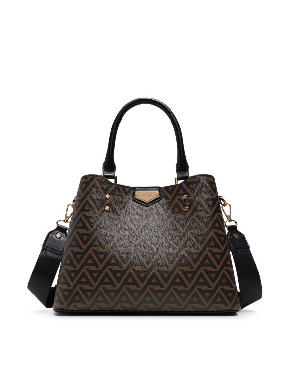 CARAEVER - תיק צד גדול עם דוגמת נחש לנשים