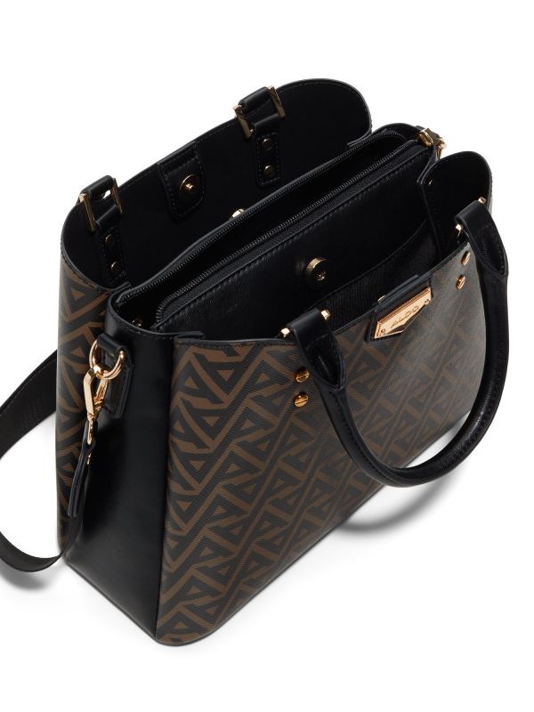 CARAEVER - תיק צד גדול עם דוגמת נחש לנשים