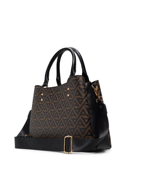 CARAEVER - תיק צד גדול עם דוגמת נחש לנשים