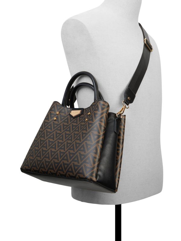 CARAEVER - תיק צד גדול עם דוגמת נחש לנשים