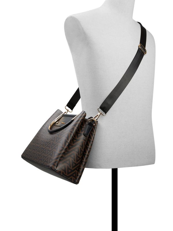 SLOANA  - תיק צד עם ידיות עגולות לנשיש