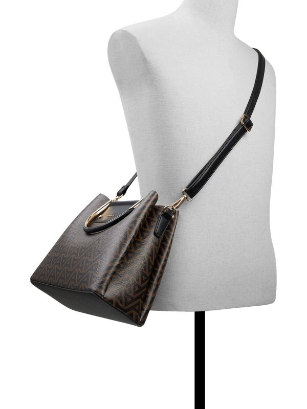 SLOANA  - תיק צד עם ידיות עגולות לנשיש