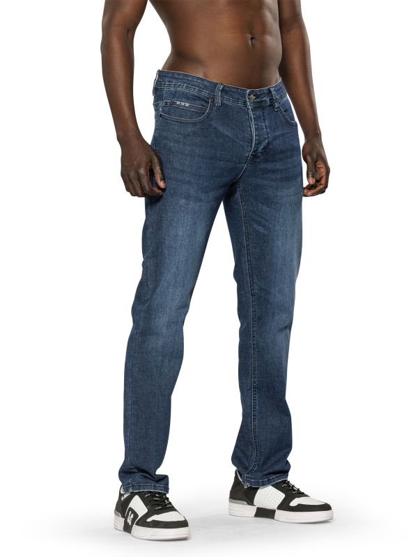 מכנסי ג’ינס JAMES כחול כהה לגברים