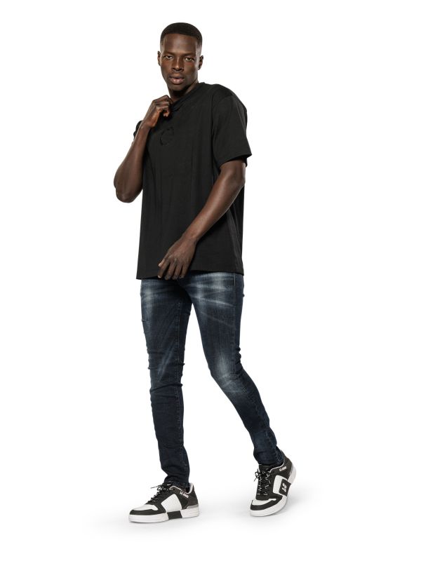 מכנסי ג’ינס MARTIN שחור-כחול לגברים