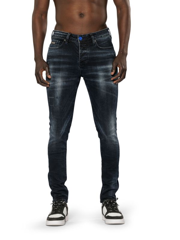 מכנסי ג’ינס MARTIN שחור-כחול לגברים