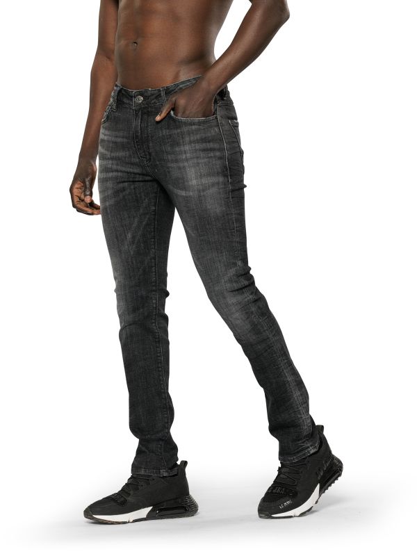 מכנסי ג’ינס שחור ROOK לגברים