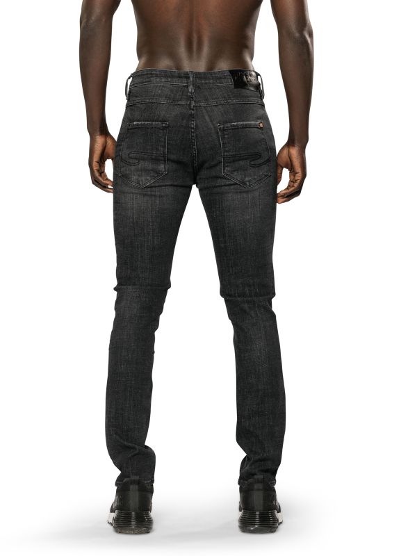 מכנסי ג’ינס שחור ROOK לגברים