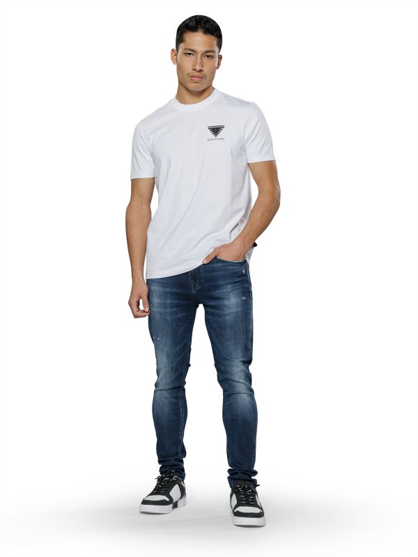 מכנסי ג’ינס JOGG MARTIN כחול עם קרעים לגברים