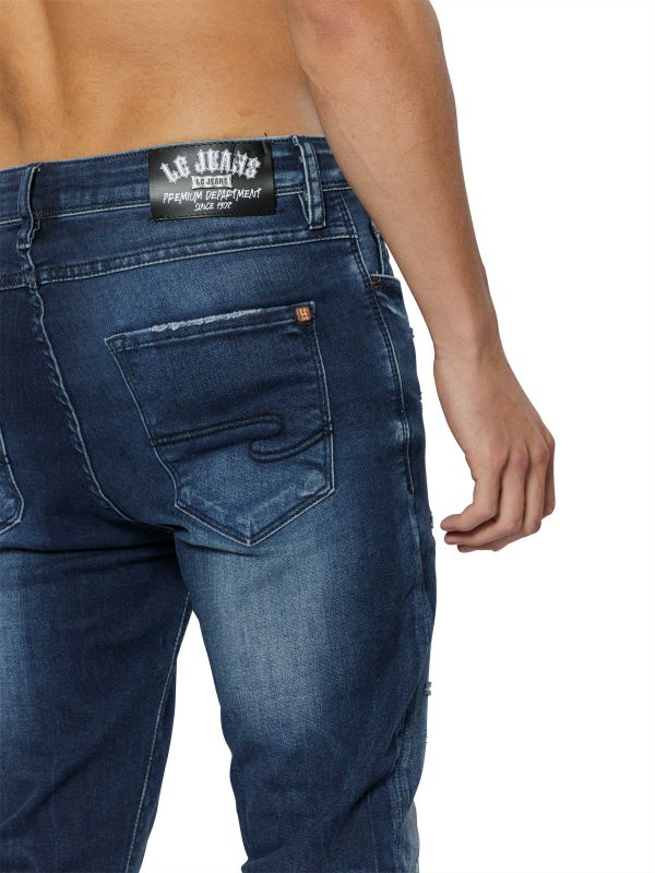 מכנסי ג’ינס JOGG MARTIN כחול עם קרעים לגברים