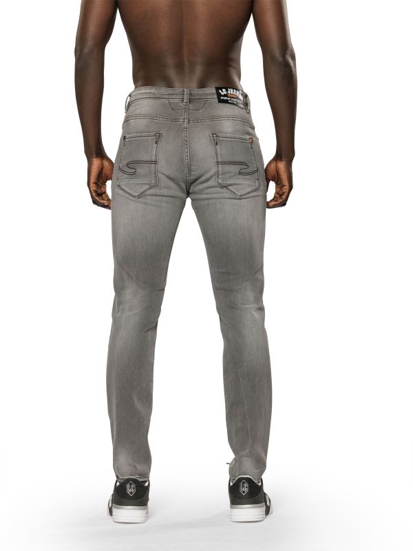 מכנסי ג’ינס MARTIN בצבע אפור משופשף לגברים