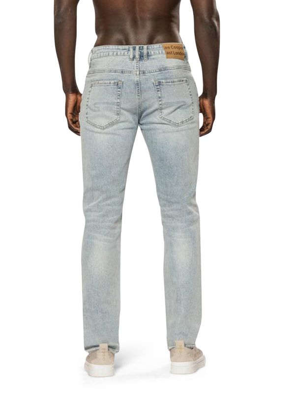 ג’ינס ROOK אפור עם קרעים לגברים