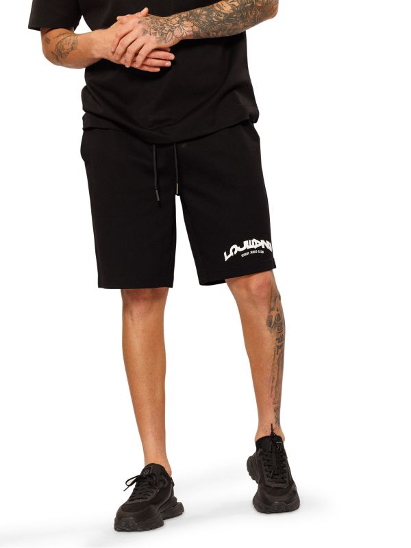 מכנסיים קצרים עם הדפס ושרוך לגברים