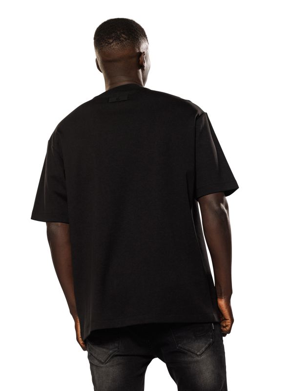 טי שירט אוברסייז עם הדפס לגברים