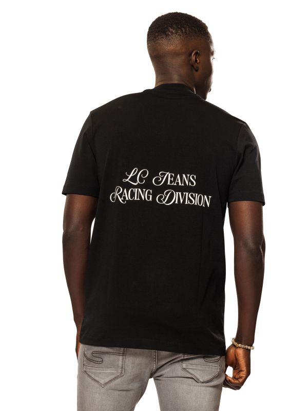 טי שירט קצרה לגברים הדפס RACING DIVISION