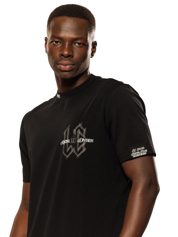 טי שירט קצרה לגברים הדפס RACING DIVISION