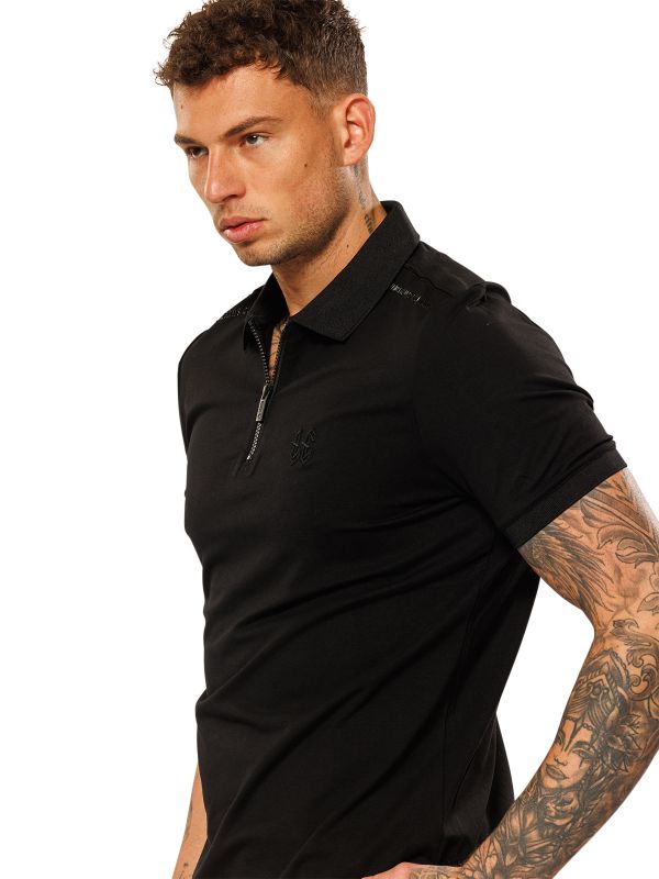 חולצת פולו קצרה לגברים SLIM FIT