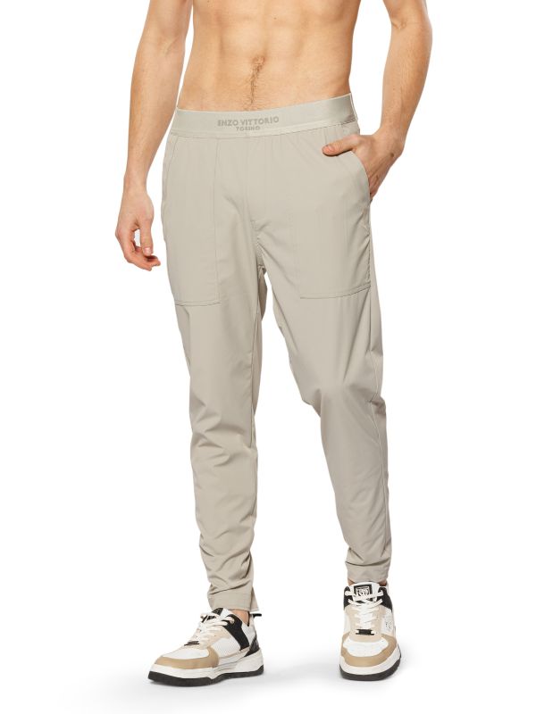 מכנסי קז’ואל ארוכים עם כיסים לגברים